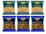 Haldiram's Nagpur Salted Kaju (35 G X 3) And Masala Kaju (35 G X 3) - Combo, Dry Fruit - Fast Shipping to USA & Canada