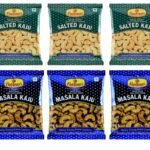 Haldiram's Nagpur Salted Kaju (35 G X 3) And Masala Kaju (35 G X 3) - Combo, Dry Fruit - Fast Shipping to USA & Canada