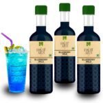 Dhampure Speciality Blueberry Fruit Mocktail Cocktail Vodka, Rum, Gin Mixer, Makes 10-12 Drinks Each Bottle, 900Ml (300Ml X 3 Bottles) Pour Add Stir & Sip Syrup Non Alcoholic Beverage - Fast Shipping to USA & Canada
