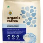 Organic Tattva, Organic Sonamasuri Brown Gluten Free and Unpolished Rice, 5 Kg - Fast Shipping to USA & Canada
