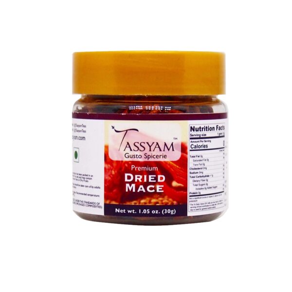Tassyam Whole Mace 30g | Javitri by Tassyam - Fast Shipping to USA & Canada