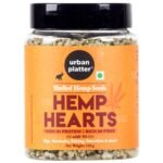 urban platter Hemp Hearts, 150G (Hulled Hemp Seeds,High In Protein,Rich In Fibre,Nutty & Crunchy,Allergen-Free Superfood,Garnish Or Add To Smoothies, Sauces, Dips, And Marinades,Plant-Based Protein)