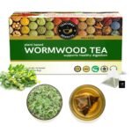 TEACURRY Wormwood Tea (1 Month Pack, 30 Tea Bags) - Helps with Digestion, Ulcer and Liver Care ? Premium Himalayan Artemisia - Fast Shipping to USA & Canada