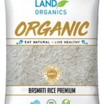 Natureland Organics Basmati Rice Premium 1 Kg - Organic Rice - Fast Shipping to USA & Canada