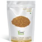 Holy Natural Alfalfa Seed - 200gm | Medicago sativa Seeds | For Sprouting & Eating | Alfalfa seed for microgreen | Good for weight loss & Daily Diet