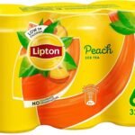 Lipton Peach Ice Tea, Non-Carbonated Refreshing Drink, 10.82 Fl Oz / 320 Milliliter, 6 Pack, Black Tea - Fast Shipping to USA & Canada