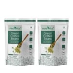 Neuherbs Unroasted Arabica Green Coffee Beans | With Chlorogenic Acid | For Weight Loss Management (400 gm Beans Pack of 2) - Fast Shipping to USA