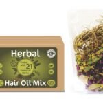 Holy Natural Herbal Hair Oil Mix (76g x 3 packs) 21 Essential, Make your own hair oil with 21, Natural herbs & Seeds, For hair strength and luster, make them smooth, silky and healthy. - Fast Shipping to USA & Canada