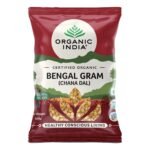 ORGANIC INDIA Rich in Proteins and Fiber Organic Bengal Gram Chana Dal - 500gm - Fast Shipping to USA & Canada