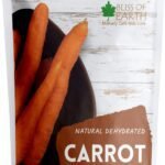 Bliss of Earth Carrot Powder All Natural Dehydrated, Pure, Freshly Ground, and Delicious Great for Juice, Cooking, Soup, Baking & Skin 100gm