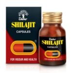 Dabur Shilajit Ayurvedic Capsules - 30 capsules | Pure Shilajit With Antifatigue , Anti Inflammatory Benefits | For Vigour & Strength | Immunity Booster | Ayurvedic Health Tonic - Fast Shipping to USA