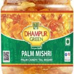 Dhampure Speciality Palm Candy Tal Mishri, 350Gram, Palm Candy Sugar Crystals, Panam Kalkandam, No Added Chemicals, No Color, No Preservatives - Caramel - Fast Shipping to USA & Canada