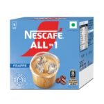 NESCAFE All in One | Instant Hot Coffee Premix - Just Add Hot Water | 224g (8 Sachets X 28g) - Fast Shipping to USA & Canada