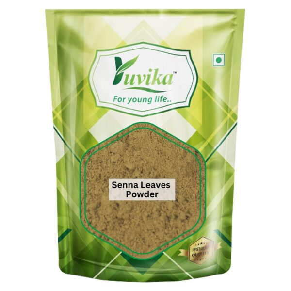 YUVIKA Senna Leaves Powder - Sanay Leaves Powder - Cassia Angustifolia - Senna Alexandrina (200 Grams) - Fast Shipping to USA
