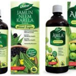 Dabur Jamun Neem Karela Juice - 1L & Dabur Amla Juice -1L COMBO - Fast Shipping to USA & Canada