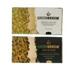 Greenbrrew Instant Green Coffee (Natural Flavor, 40gm + Strong Flavor, 60gm) - 20 Sachets Each - Fast Shipping to USA & Canada