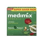 Medimix Ayurvedic Classic 18 Herbs Bathing Soap 125g (Combo Pack of 3) | Natural Oils For Healthy & Protected Skin | Shop Herbal | Natural | Paraben-free & Sulphate-free | 100% Vegan - Fast Shipping to USA & Canada
