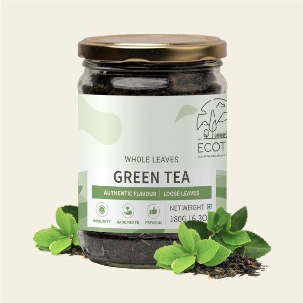 Ecotyl Green Tea Leaves From Darjeeling | Handpicked | 180g - Fast Shipping to USA & Canada