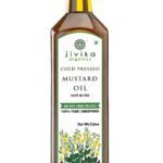 JIVIKA NATURALS Wood Pressed Mustard Oil by Jivika Naturals (1000ml) - Fast Shipping to USA & Canada