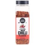 Urban Platter Dried Red Chilli Flakes Shaker Jar, 300g - Fast Shipping to USA & Canada
