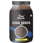 True Elements Chia Seeds 2kg - Raw Seeds for Eating | Chia seeds | Non GMO | Seeds for Weight Management | Diet Food | Rich in Fibre and Calcuim