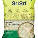 Sri Sri Tattva Lashkari Kollam Premium Rice, 1kg (Pack of 3) - Fast Shipping to USA & Canada