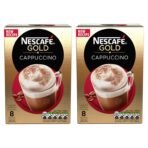 Nescafe Gold Cappuccino - 2 Pack Pouch, 2 x 136 g - Fast Shipping to USA & Canada