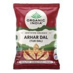 ORGANIC INDIA Hygienically Packed, Rich in Protein and Fiber, Easy to Cook, Good in Taste Arhar Dal(Tur Dal)-1Kg - Fast Shipping to USA & Canada