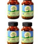 Organic India - Neem 60 Count Capsules Pack of 4 - with Free Two Tea Samples
