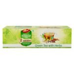 Dabur Vedic Suraksha Green Tea - 100 tea bags | Immunity Booster| with the Goodness of 5 Ayurvedic Herbs - Fast Shipping to USA & Canada