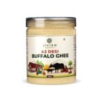 JIVIKA NATURALS A2 Desi Buffalo Ghee 500Ml | Bilona Ghee | Grass Fed Buffaloes | Murra Buffalo | Haryana Region | Pure & Natural | Nutritional Powerhouse | Lab Tested | Pet Jar - Fast Shipping to USA & Canada