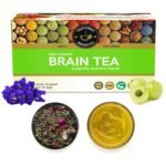 TEACURRY Brain Turmeric Tea (1 Month Pack, 30 Tea Bags)-Helps With Improving Memory And Concentration Level,50 Grams - Fast Shipping to USA & Canada