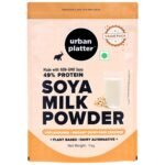 Urban Platter SOYA Milk Powder, 1Kg [Plant-Based / Milk Alternative, Non-GMO & 49% Protein] - Fast Shipping to USA & Canada