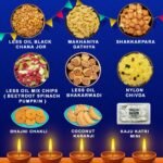 Neelam Foodland Diwali Sweets and Snacks Food Gift Box Hamper - 1700 Grams - Fast Shipping to USA & Canada