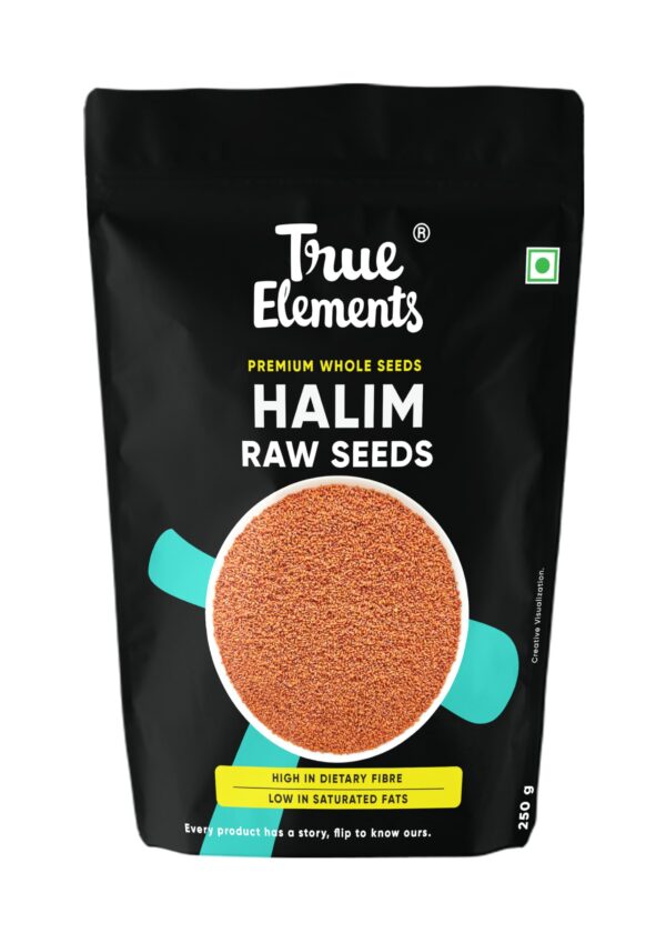 True Elements Halim Seeds 250g - Aliv Seeds | High in Fibre and Omega 3 Seeds | Garden Cress Seeds | Haleem Seeds | Seeds for Eating | Immunity Booster Superfood - Fast Shipping to USA & Canada