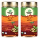 ORGANIC INDIA Tulsi Ginger - 100 Grams (Pack Of 2) - Earl Grey, Loose Leaves - Fast Shipping to USA & Canada