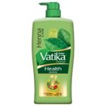 Dabur Vatika Health Shampoo - 1L | With 7 natural ingredients | For Smooth, Shiny & Nourished Hair | Repairs Hair damage, Controls Frizz | For All Hair Types | Goodness of Henna & Amla - Fast Shipping to USA & Canada