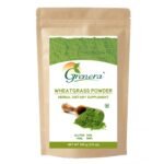 Grenera Wheatgrass Powder, 100% Whole-Leaf Wheat Grass Powder for Detox, Energy & Immunity Support, Green Superfood, 100 grams - Fast Shipping to USA & Canada