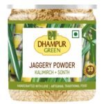 Dhampure Speciality Spiced Jaggery With Black Pepper & Ginger (Kali Mirch Sonth Ka Masala Gur) | Quick Dissolving | Chemical Free | Pesticides Free | Organic Sugarcane, 300G - Fast Shipping to USA & Canada
