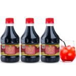 Dhampurgreen Kala Khatta, 900Ml (300Ml X 3 Bottles) | Mocktail Syrup Cocktail Syrup | Makes 10-12 Drinks | Pour Add Stir & Sip Syrup For Cocktails Mocktails | Non Alcoholic Beverage - Fast Shipping to USA & Canada