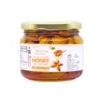 Tassyam Wild Honey with California Almonds 400g | All Natural & Pure - Fast Shipping to USA & Canada