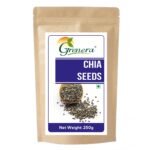 Grenera Chia Seeds 250 grams for Weight Loss, Diet Snack, Unroasted, Rich in Omega 3 - Fast Shipping to USA & Canada