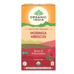 ORGANIC INDIA Moringa Hibiscus 25 Tea bags (Pack of 1) - Fast Shipping to USA & Canada