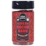Urban Platter Korean Gochugaru Hot Pepper Powder, 80g [Coarse Ground Korean Dried Chilli Peppers | Smoky & Spicy| Use for Kimchi and Other Korean Dishes] - Fast Shipping to USA & Canada