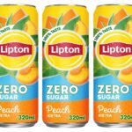 Lipton Peach Zero Sugar Iced Tea Refreshing And Flavorful Drink That Is Perfect For Those Who Are Looking To Reduce Their Sugar Intake (Pack Of 3) 320ml (Imported) - Fast Shipping to USA & Canada