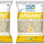 Natureland Organics Amaranthus Flour (Rajgira Flour) 500 Gm - Gluten Free Amaranth Flour + Natureland Organics Amaranthus Flour (Rajgira Flour) 500 Gm (Pack of 2) - Gluten Free Amaranth Flour