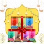 TEACURRY Chai Combo Of 7( Each)-Masala Chai Tea, Cardamom Chai, Tandoori Chai, Paan Chai, Chocolate Chai, Vanilla Chai, Rose Chai-100% Natural-Chai, Leaves, 700 Grams - Fast Shipping to USA & Canada