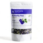 Teamonk Butterfly Pea Flower Herbal Tea - 50 gm Bag (Makes 60+ cups) | Herbal Blue Pea Flower Tea | Aprajita Tea | Ternatea clitoria | Sangu Poo | Shankupushpam Gokarna Flower - Fast Shipping to USA & Canada