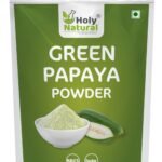 Holy Natural Green Papaya Fruit Powder 250gm, Raw or Kaccha Papaya Powder, Edible Grade, Good Tenderizer | Vegan and Gluten Free - Fast Shipping to USA & Canada
