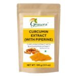 Grenera Curcumin Extract with Piperine Extract (Superior Turmeric, Black Pepper Extract) Immune & Joint Support, Maximum Absorption, 100 grams